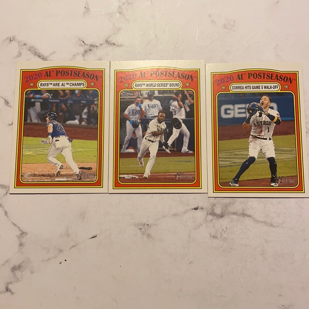 2020 Postseason Topps Heritage Cards